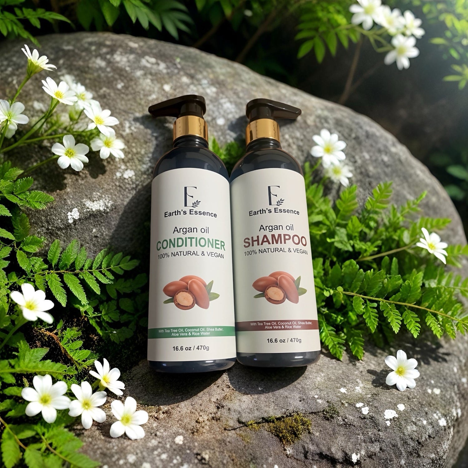 Vegan Hair Shampoo & Conditioner Hair Care kit