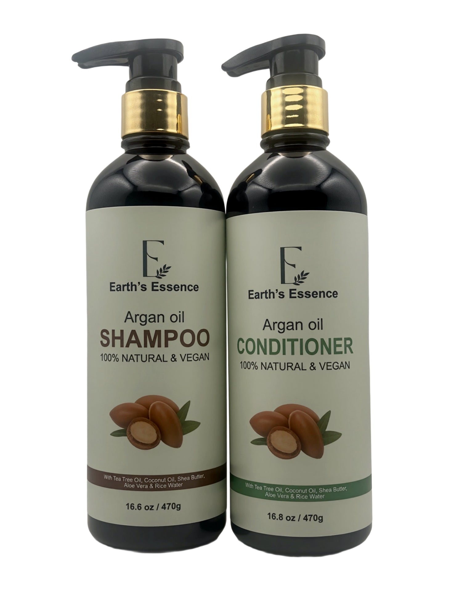 Vegan Shampoo & Conditioner bottle